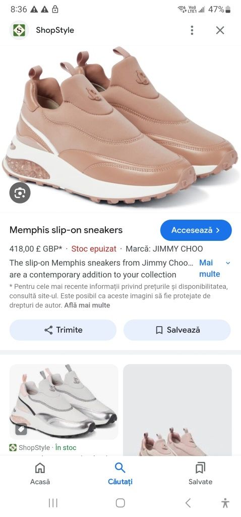 Sneakers slip on Jimmy Choo mas 38