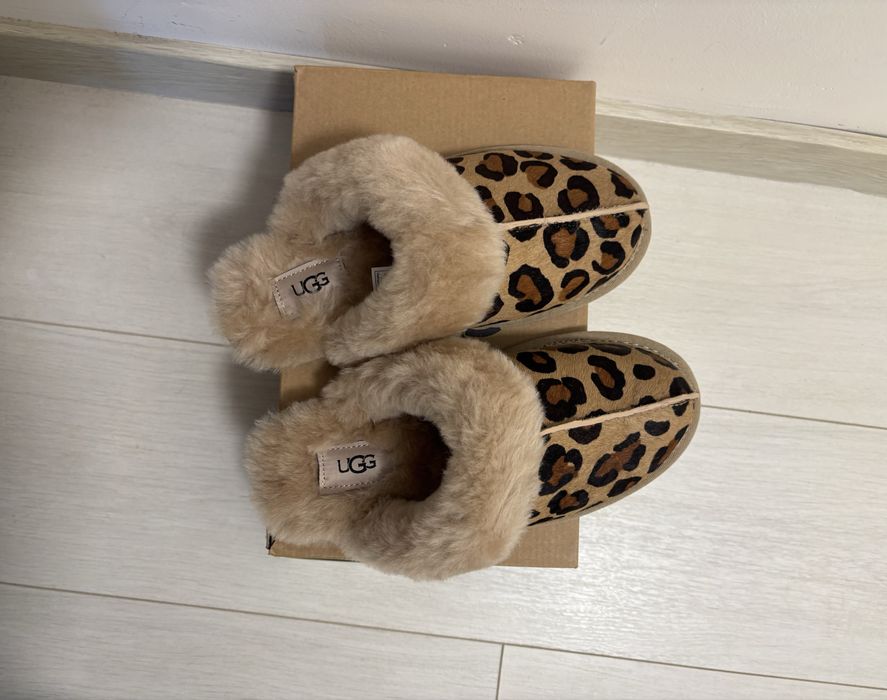 Papuci UGG originali animal print - noi, in cutie originala - 37