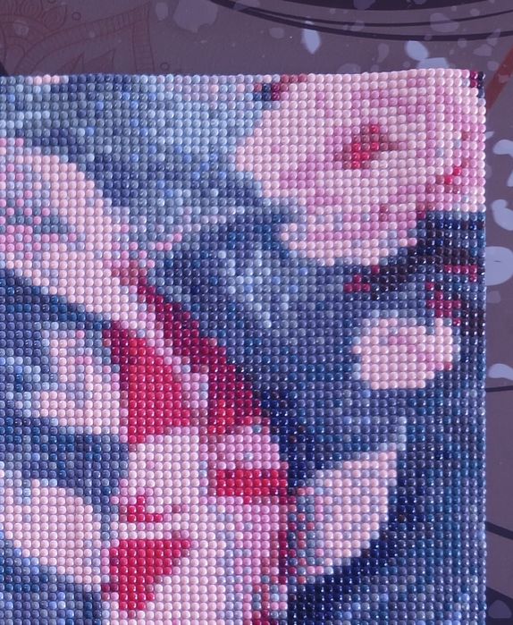 Tablou handmade Diamond Painting – Pești Kohaku (30×40 cm)