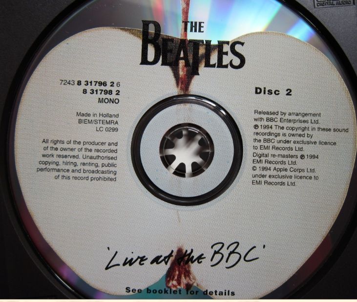 The Beatles ‎–"Live At The BBC" , Apple Records -cd originale
