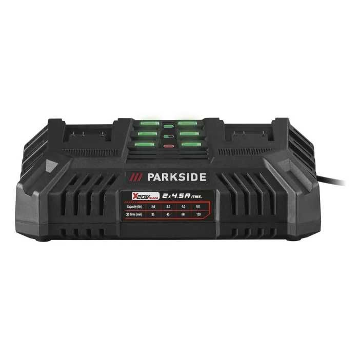Ново двойно Зарядно устройство PARKSIDE 20V - 2x4,5ah Германия