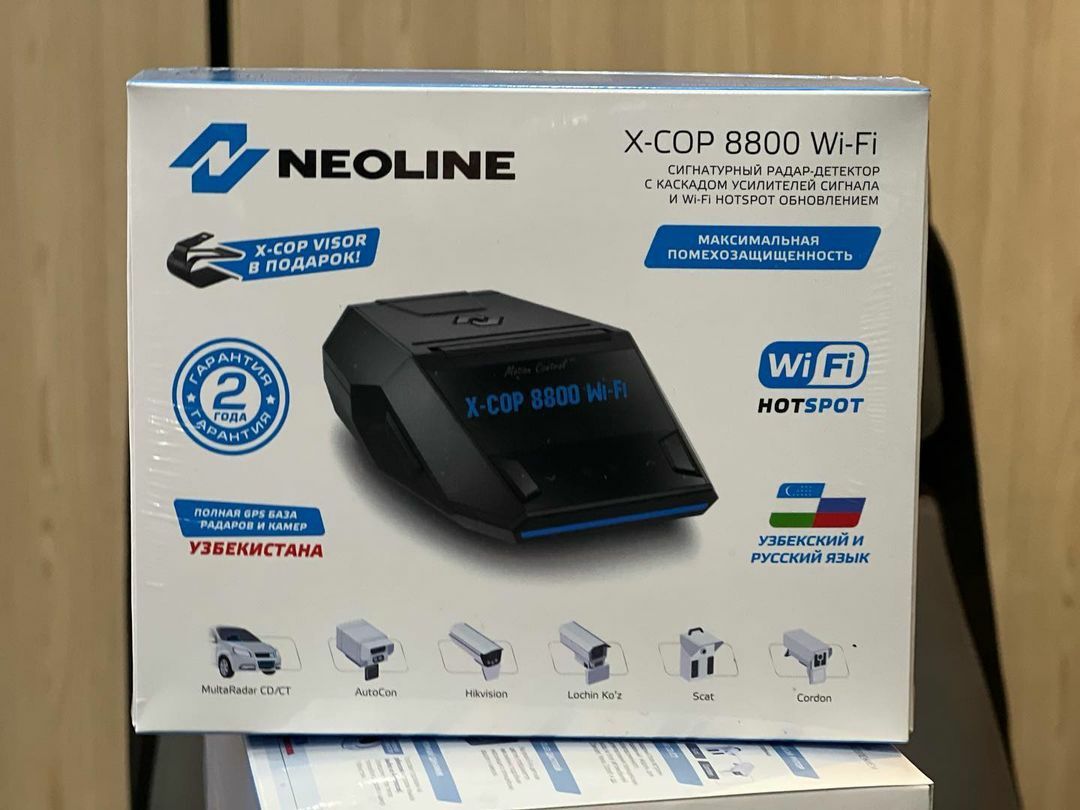 Yangi Neoline X-COP 8800 Wi-Fi original 2 yil garantiya dastafka bor