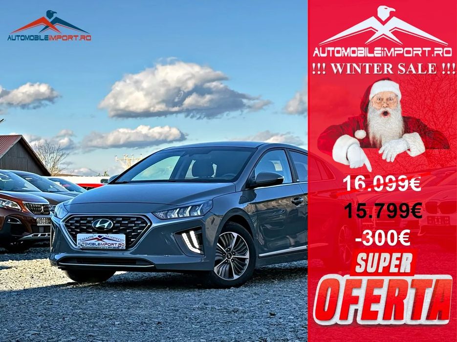 Hyundai IONIQ Plug-In Hybrid,Keyless,Full Led,Incalzire,Garantie 1 An,Leasing/Rate
