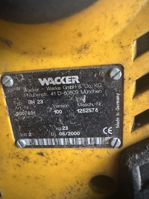 Vand  Picamer Benzina  Wacker Neuson BH 23