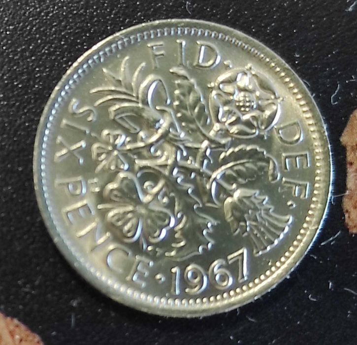 Монети Великобритания › Кралица Елизабет II - 3 бр. (1963-1967)