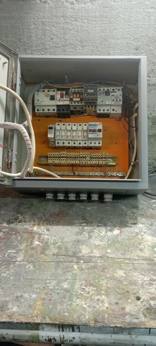Tablou electric pentru organizare santier
