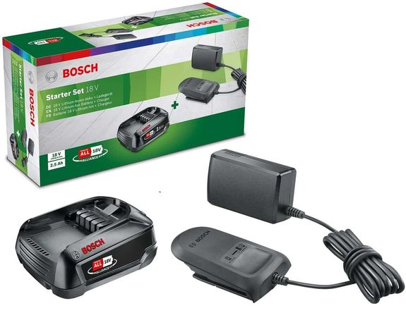 Батерия Bosch 18V 2.5 Ah Бош Зелена Серия + Зарядно Стартов Комплект