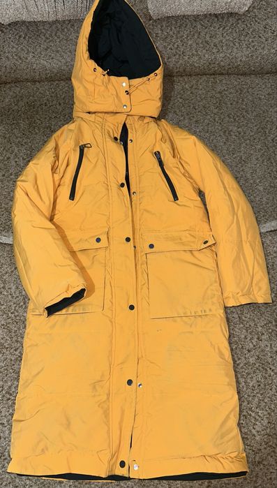 Продам двухсторонний тёплый пуховик, размер M — хорошее состояние!