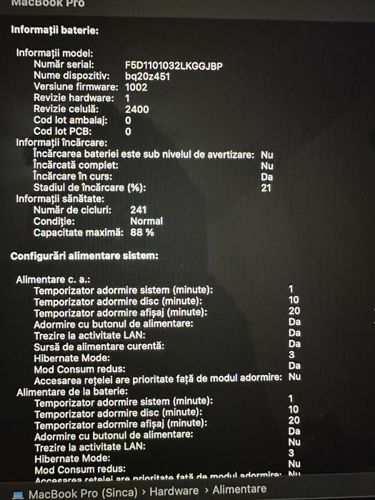 Macbook Pro 13 M1 512 GB