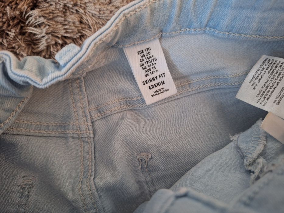 Blugi albastri drepti C&A, Lc Waikiki, H&M, marimea 36, aproape noi