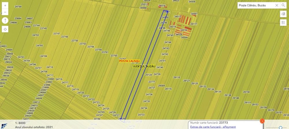 Teren extravilan de vanzare