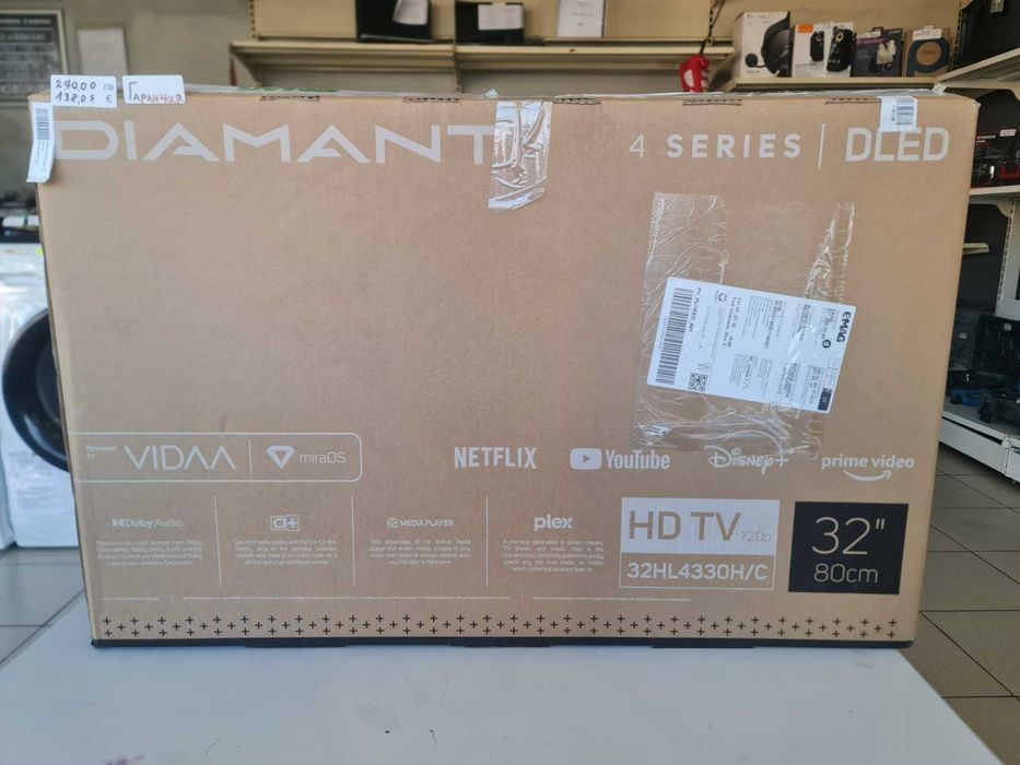 НОВ с гаранция - Smart TV Diamant 32HL4330H/C