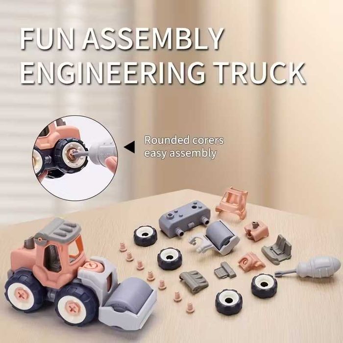 Камионче багер или валяк, марка DIY (Do It Yourself) с отвертка