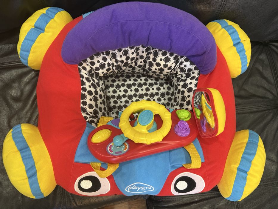 Playgro Игрален център със светлини и звуци ПЛЮШЕНА КОЛА