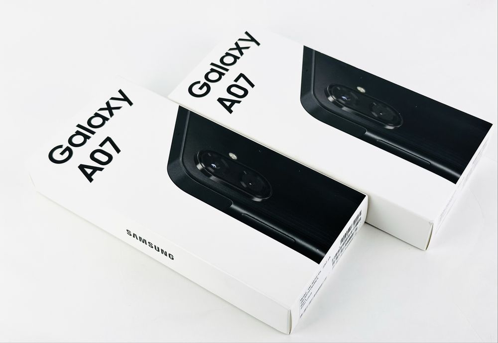 НОВ! Samsung Galaxy A07 128GB 4RAM Black 2г. Гаранция!