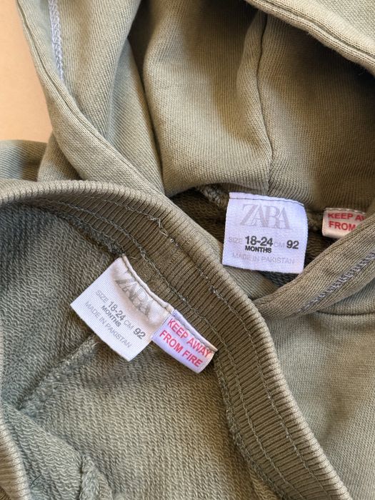 Комплект из худи и брюк из мягкой ткани 18-24, 2-3 года 92 см