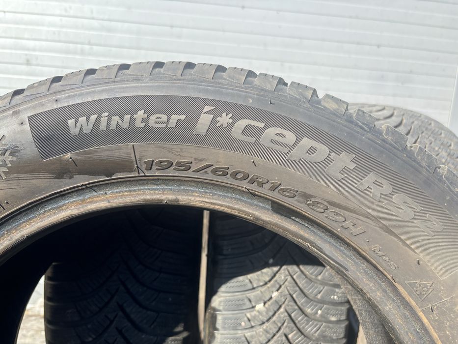 4 anvelope de iarnă Hankook  195/60/16
