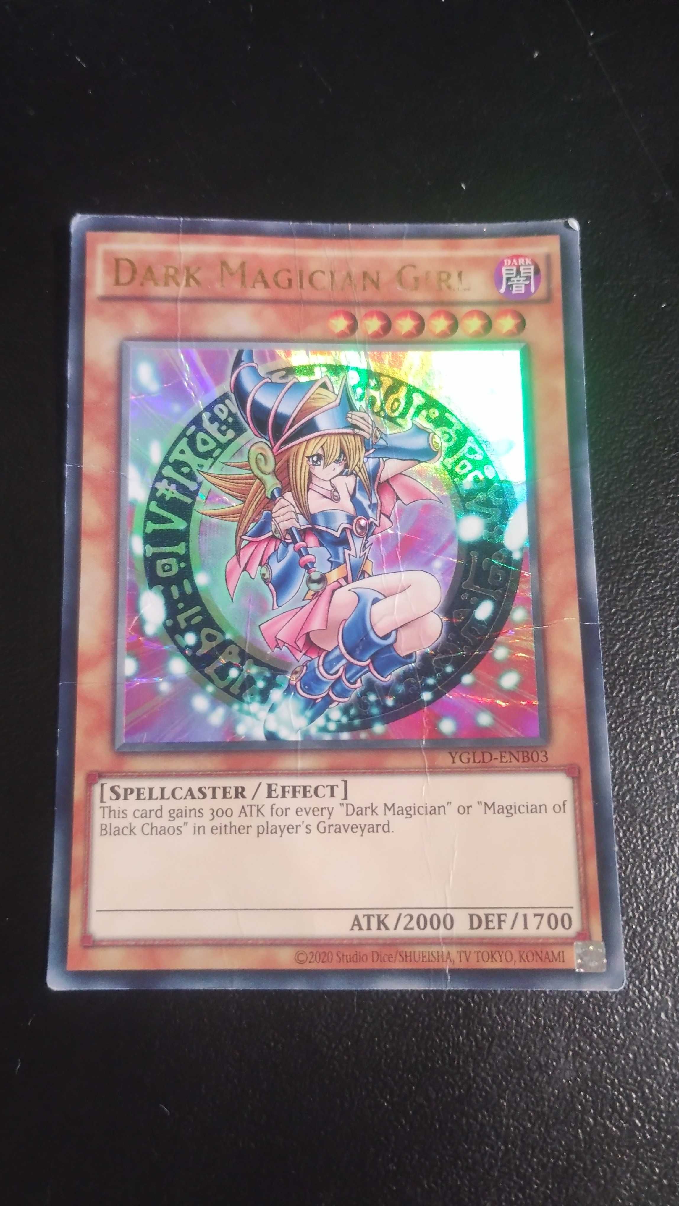 Dark magician girl Yu-Gi-Oh карта