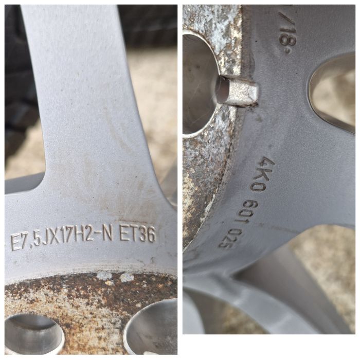 Jante Audi A6 S6 C8 anvelope iarna 225 60 17