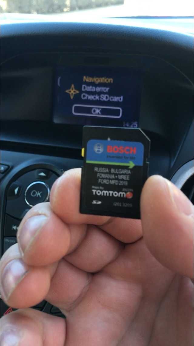 NEW 2022г Ford MFD SD Card Bulgaria Russia Romaniai Сд Карта Навигация