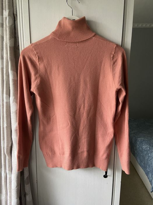 Maletă piersică cu lână și cașmir, M-XL