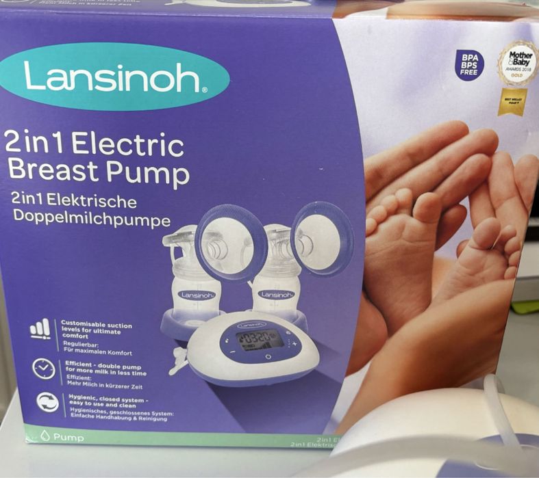 Pompa san electrica dubla Lansinoh 2 in 1