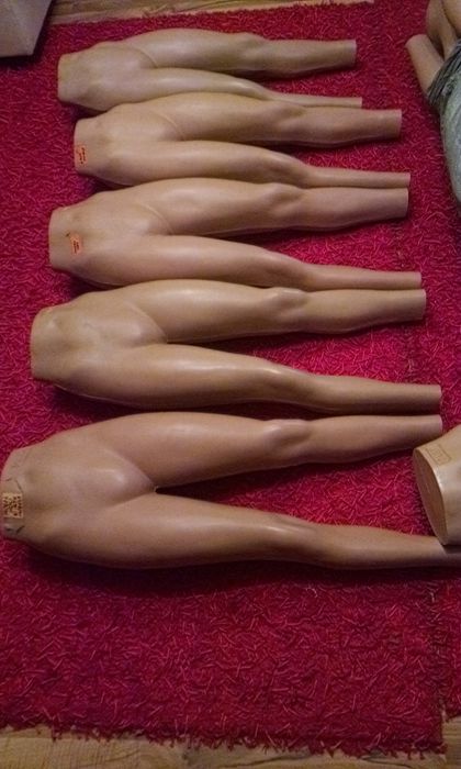 Picioare din plastic de dama și bărbați,pachet de 5 buc