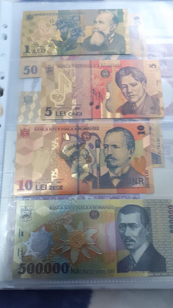 Folii pentru bancnote-Daco