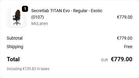 Геймърски стол Secretlab TITAN Evo McLaren