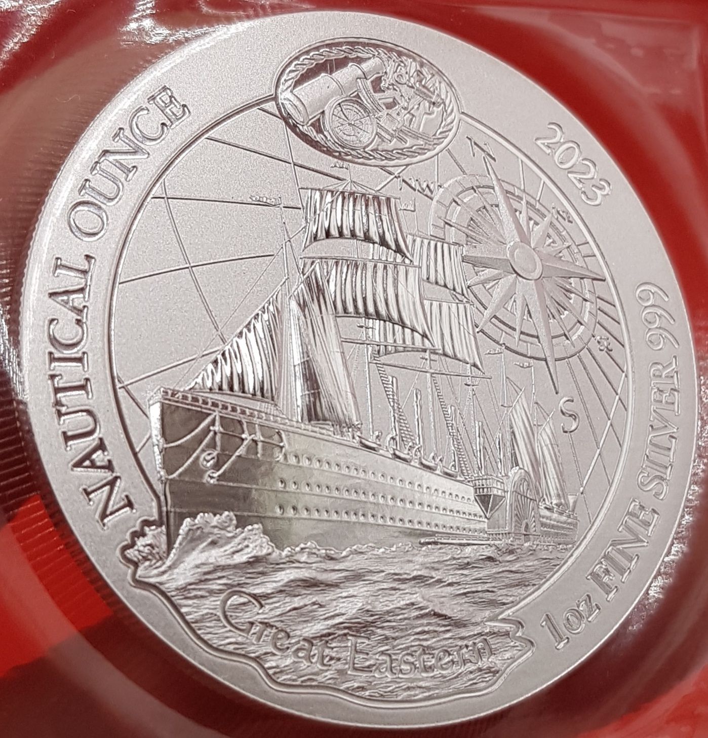 Ruanda Nautical TOATA monede lingou argint 999