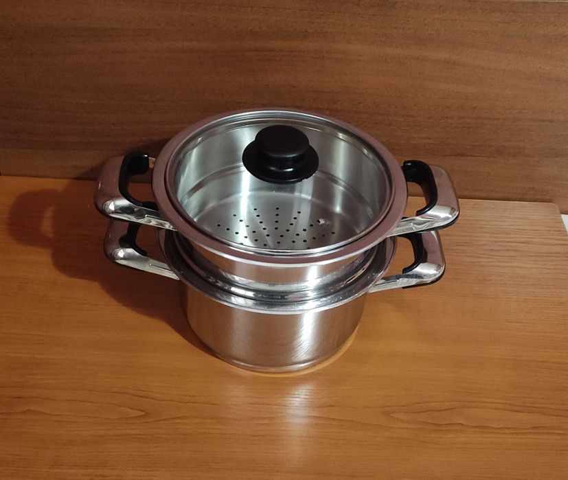 Комплект масивни немски тенджери от 3 части