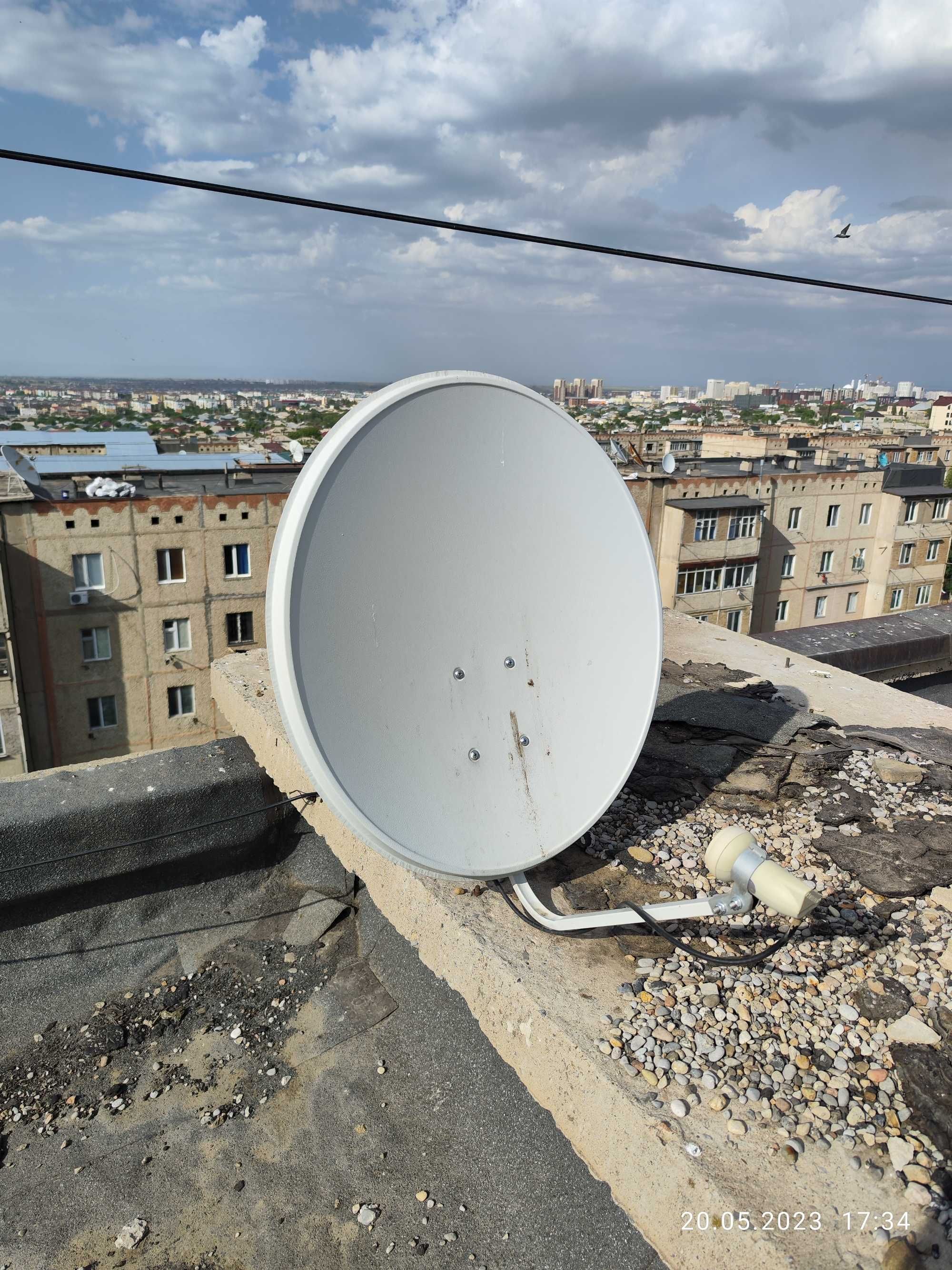 Установка Отау ТВ Алма ТВ настройка ремонт спутниковых антенн