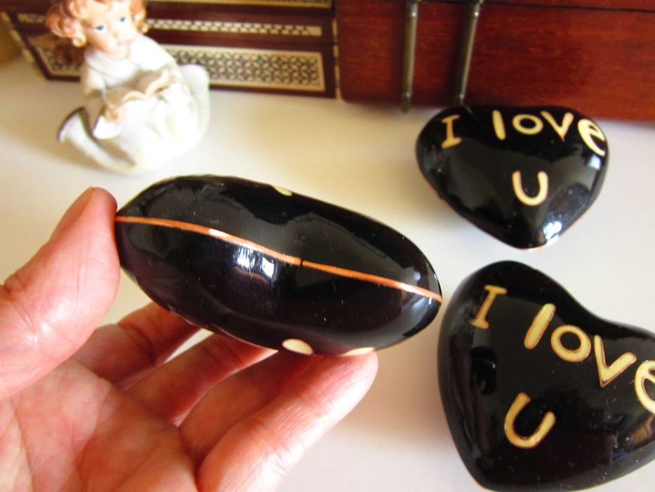 cadou rar China 1980 bile relaxare Inimi zen metalice Baoding Hearts