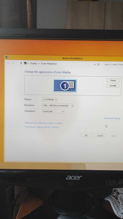 Monitor Acer G195HQV