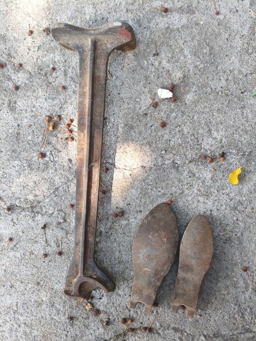 Лапа сапожная/ стойка для ремонта обуви. СССР, Чугун со сменными лапам