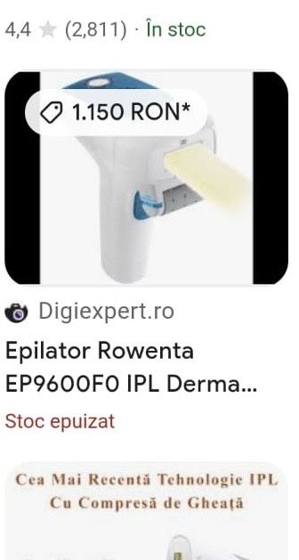 Vand epilator laser