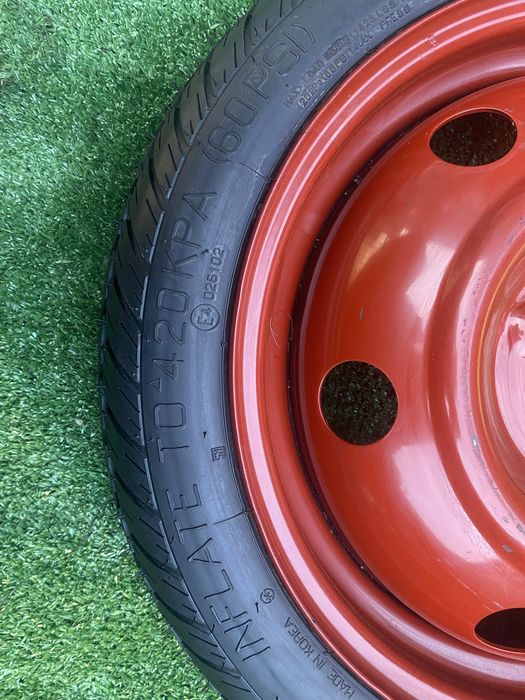 Roata rezerva slim ingusta OEM HYUNDAI I20 4 X 100 115 70 R15 GC. 54,1
