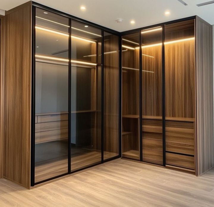 Из МДФ Качество 100% шкаф купе, распашной шкаф