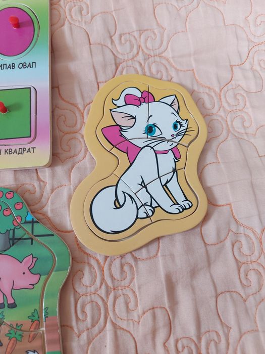 Детски дървени  пъзели