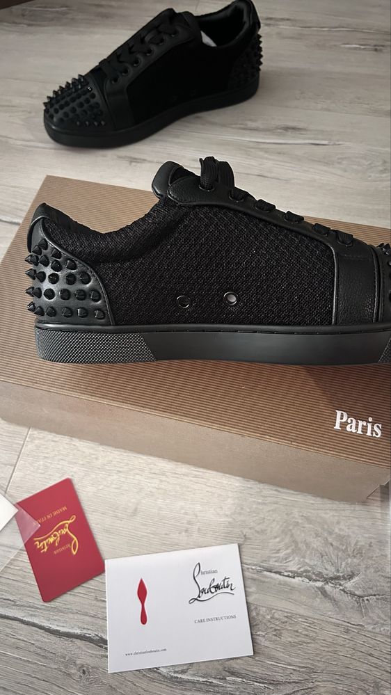 Christian louboutin seavaste 2 черни номер 43