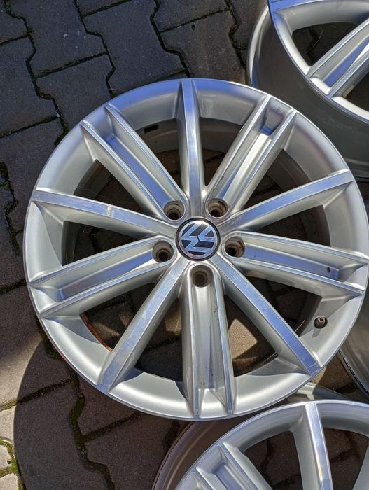 4 jante 5x112 R18 originale Volkswagen Tiguan T-rok passat CC b7 b8