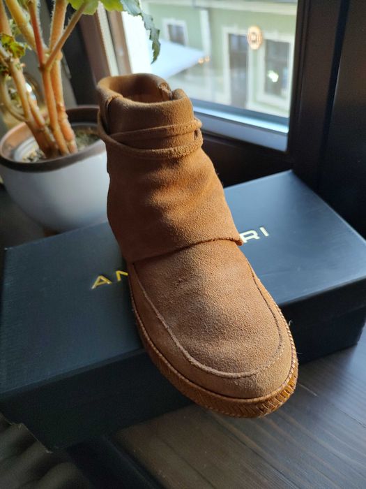 Ghete scurte UGG piele, camel, nr 37 bun ptr 35/36