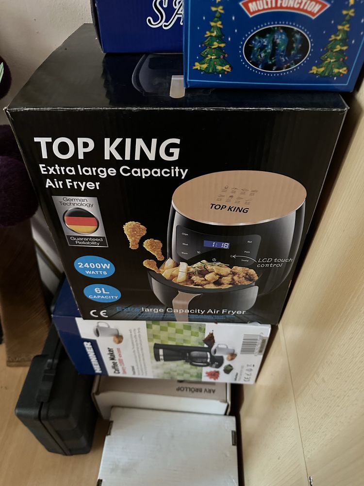 Friteuza Fara Ulei 6 Litri Air Fryer, Display Digital - Promotie !!!