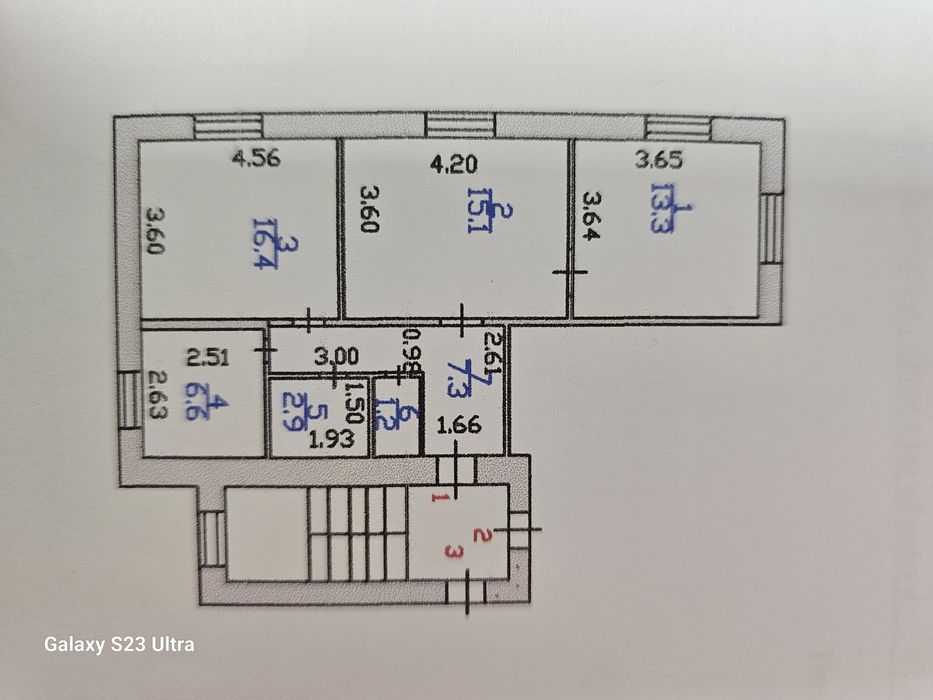 Обменяю 3х комнатну квартиру