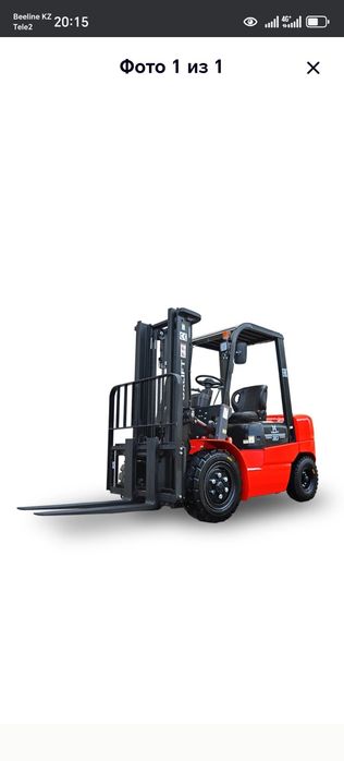 Вилочный погрузчик. Кара