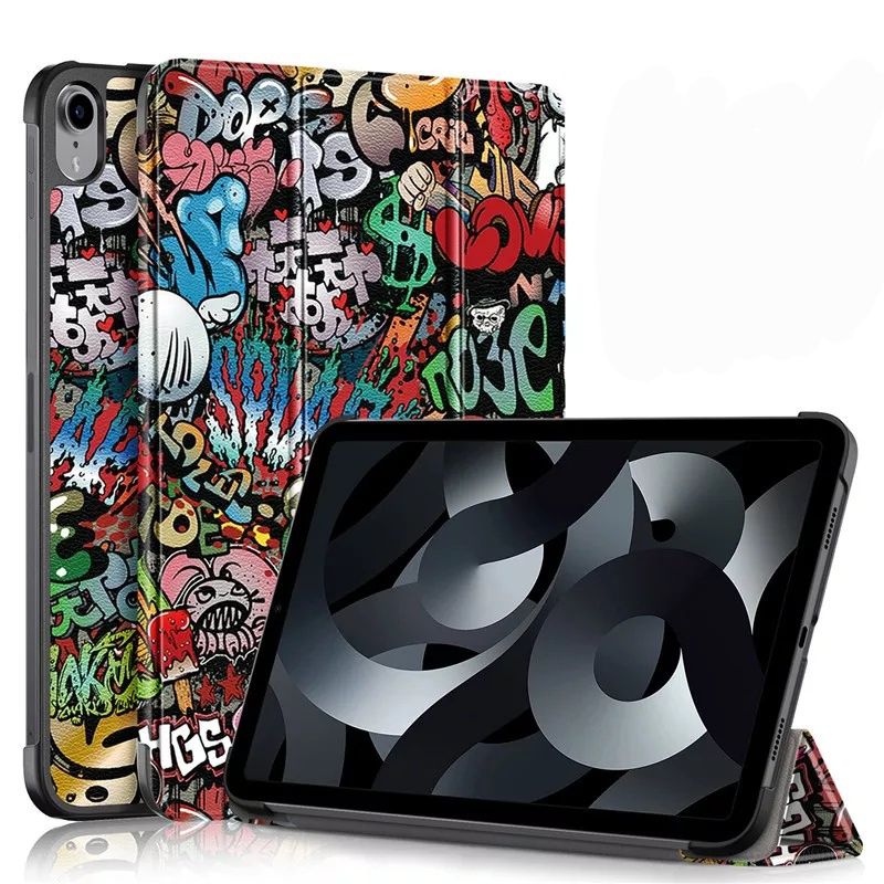 Apple iPad 11 2025 / 10 10.9" 2022 / Кожен калъф смарт кейс за таблет