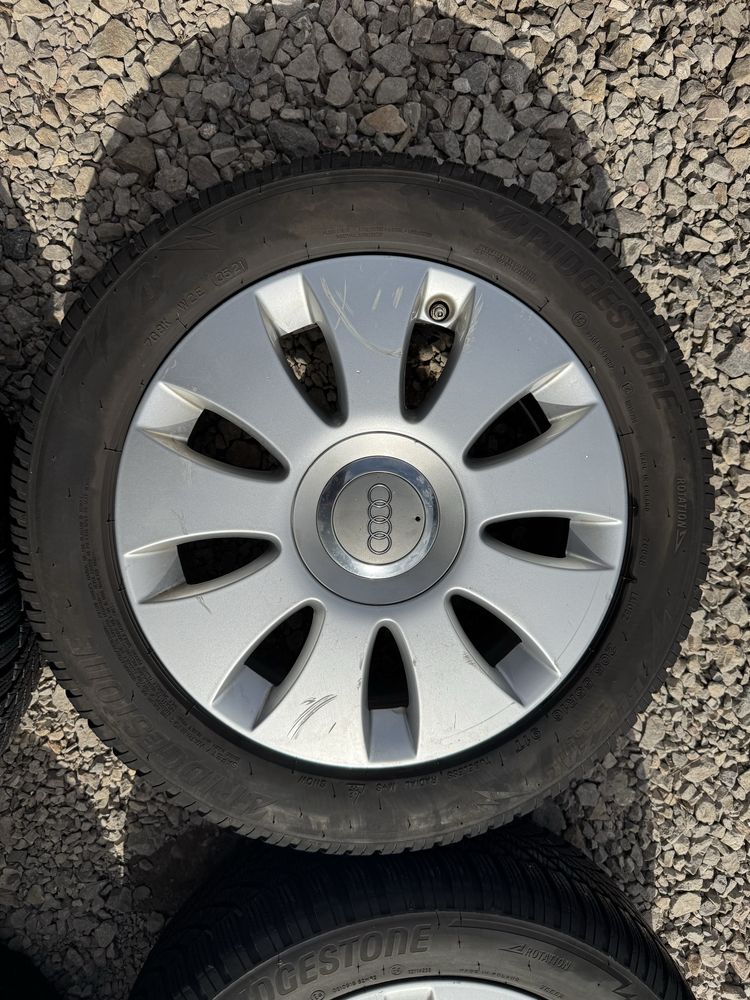 Лети Джанти Ауди + Гуми Bridgestone Blizzak 205/55/16