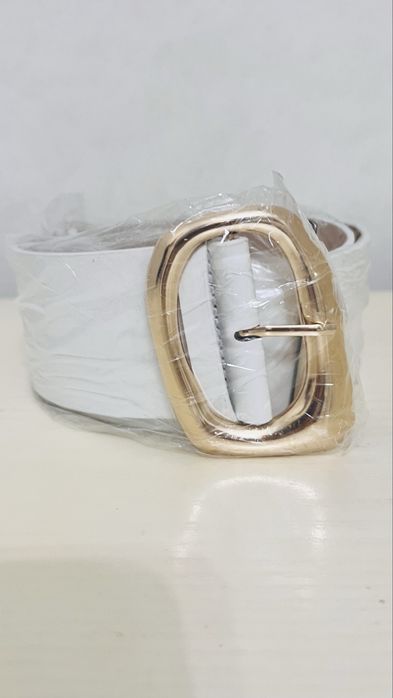 Ремень для пояса, белый. Новый