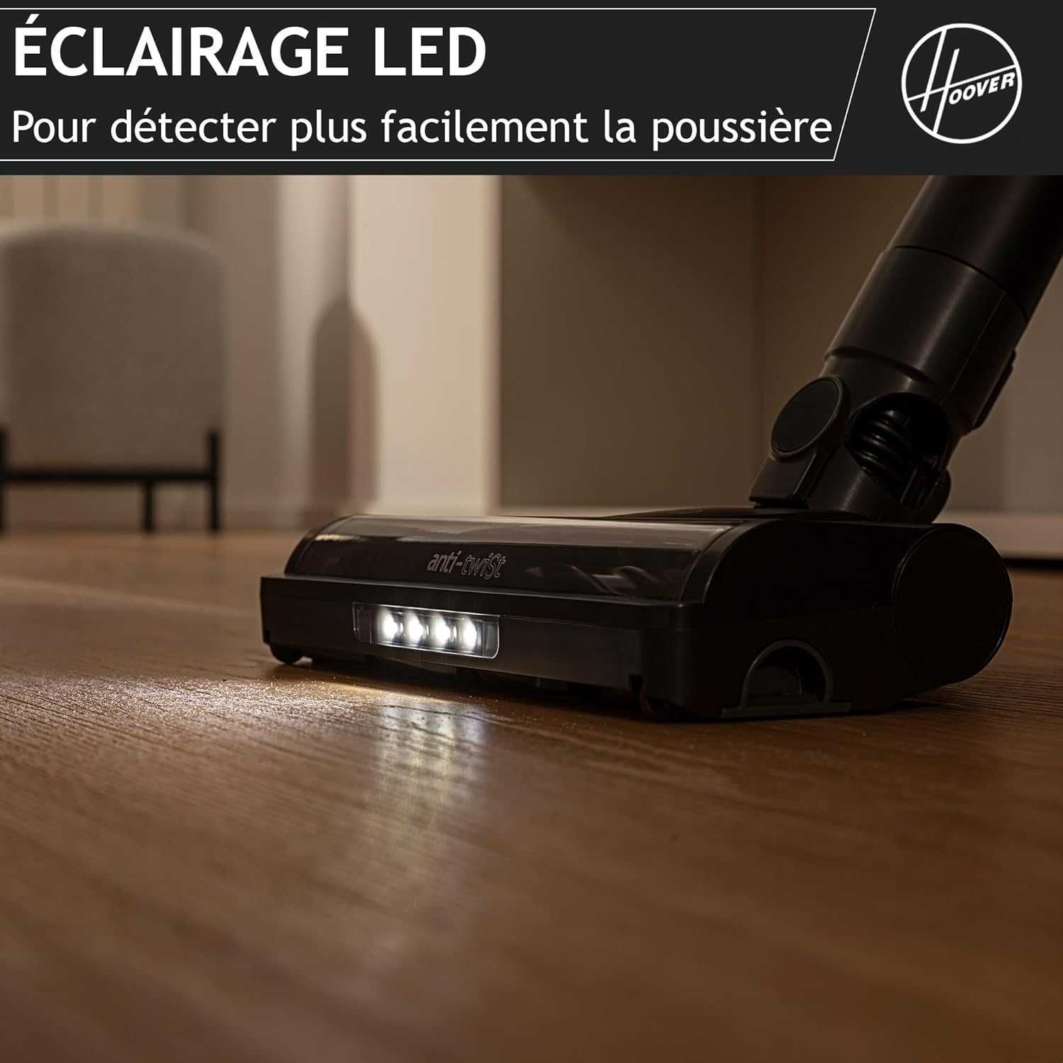 Вертикална прахосмукачка Hoover HF1 Plus (HF1PZ10H) до 45мин работа