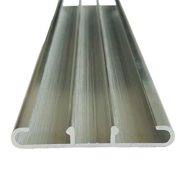 Set profil de aluminiu dublu pentru fixarea foliei pe sere și solarii